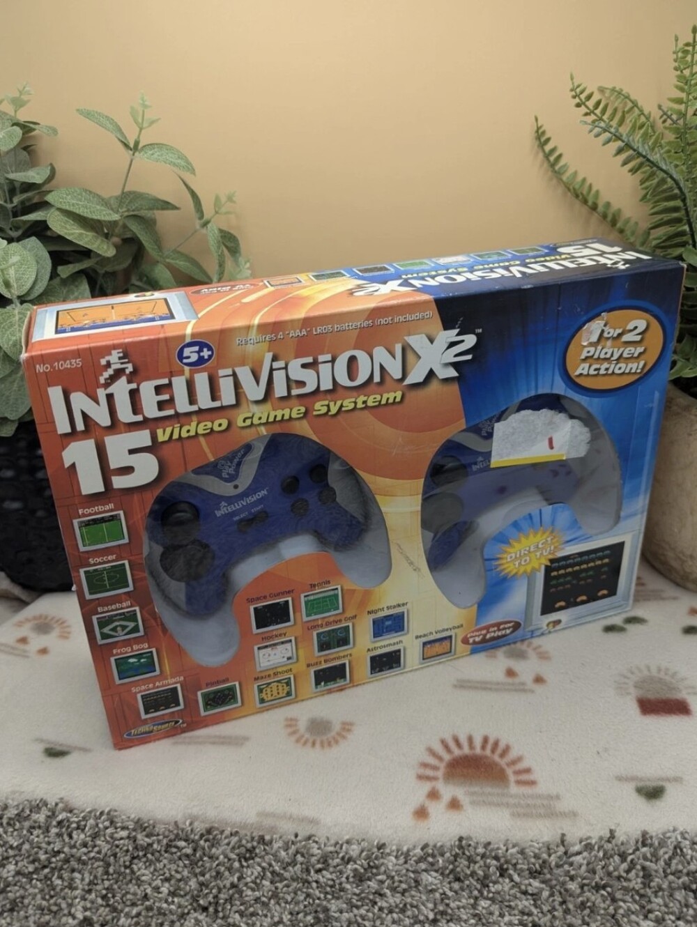 Intellivision Preloaded 15 Game Dual Control Plug And Play Game Console